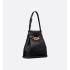 Medium C'est Dior Bag  Black CD-Embossed Calfskin