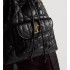 Small Dior Caro Bucket Bag  Black Macrocannage Lambskin