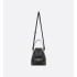 Small Dior Caro Bucket Bag  Black Macrocannage Lambskin