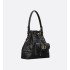 Mini Dior Caro Bucket Bag  Black Macrocannage Lambskin