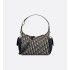 Medium D-Dream Bag  Blue Dior Oblique Jacquard and Smooth Calfskin