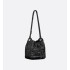 Small D-Motion Bag  Black Macrocannage Lambskin