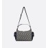 Large D-Dream Bag  Blue Dior Oblique Jacquard and Smooth Calfskin
