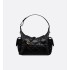 Medium D-Dream Bag  Black Macrocannage Lambskin