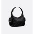 Medium D-Dream Bag  Black Macrocannage Lambskin