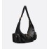 Medium Grand Tour Multipocket Bag  Black Crinkled Calfskin
