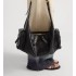 Medium Grand Tour Multipocket Bag  Black Crinkled Calfskin