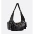 Large Grand Tour Multipocket Bag  Black Crinkled Calfskin