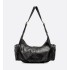 Large Grand Tour Multipocket Bag  Black Crinkled Calfskin