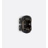 Medium Dior Caro Multicarry Backpack with Chain  Black Macrocannage Lambskin