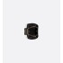 Small Dior Caro Multicarry Backpack with Chain  Black Macrocannage Lambskin