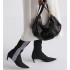 Medium D-Journey Bag in Crinkled Calfskin