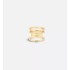 Dior Code Ring Set  Gold-Finish Metal with Silver-Tone Crystals and White Lacquer