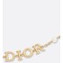 Dio(r)evolution Bracelet  Gold-Finish Metal and White Resin Pearls