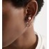 Dior Tribales Clip-On Earrings  Pink-Finish Metal with Pink Resin Pearls and Pink Crystals