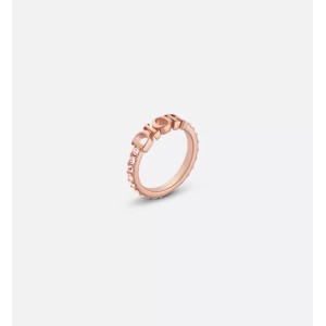 Dio(r)evolution Ring  Pink-Finish Metal and Pink Crystals