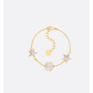 Dior Destiny Bracelet  Gold-Finish Metal and Mother-of-Pearl