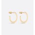 Dior Code Ring Set  Gold-Finish Metal with Silver-Tone Crystals and White Lacquer
